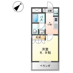 フルハウス西阿知の物件間取画像